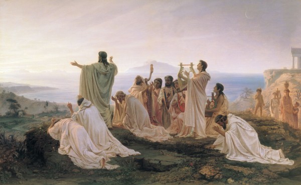 Pythagoreans Celebrate the Sunrise by Fyodor Bronnikov